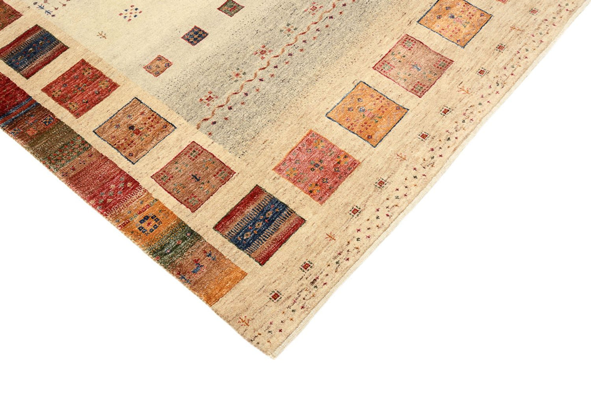 Tapis Gabbeh - Loribaft Indus - 207 x 148 cm - multicolore