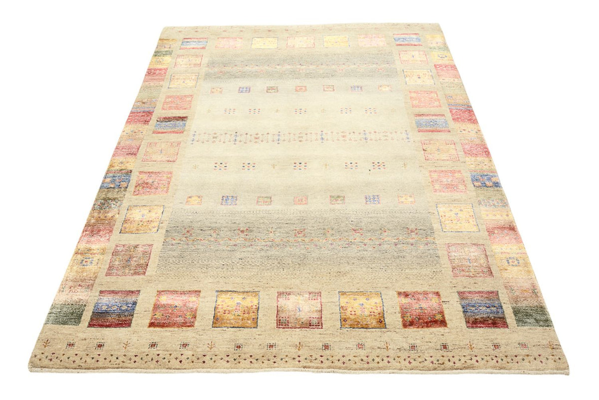 Tapis Gabbeh - Loribaft Indus - 207 x 148 cm - multicolore