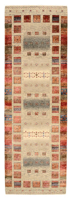 Tapis de couloir Tapis Gabbeh - Loribaft Indus - 247 x 82 cm - multicolore
