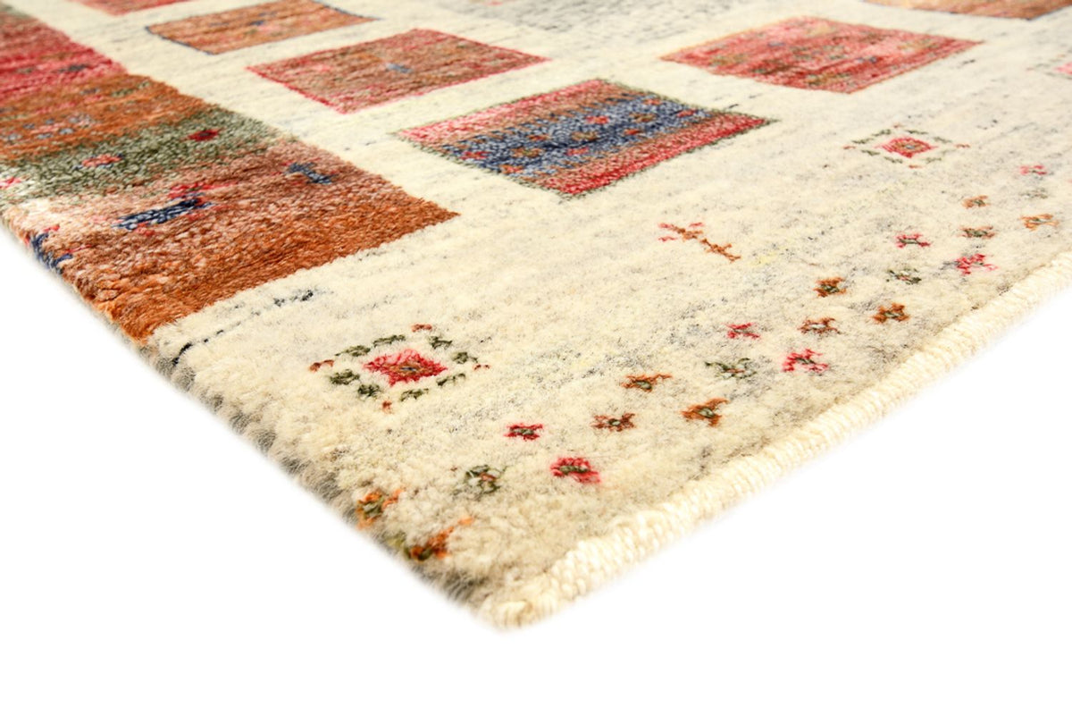 Tapis Gabbeh - Loribaft Indus - 139 x 76 cm - multicolore