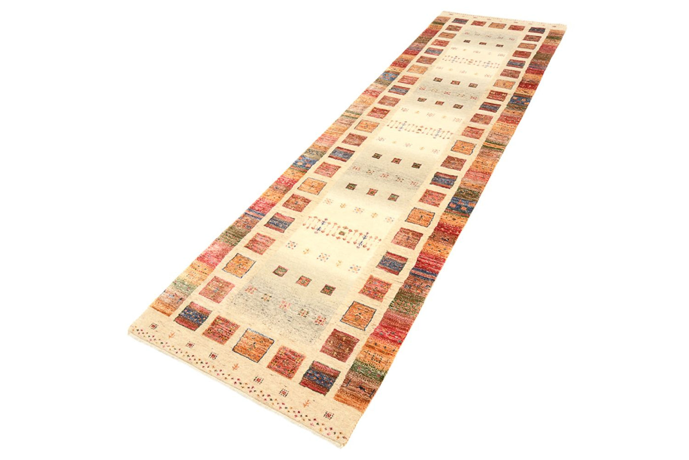 Tapis Loribaft indien Tapis 296x83cm - Tapis en laine