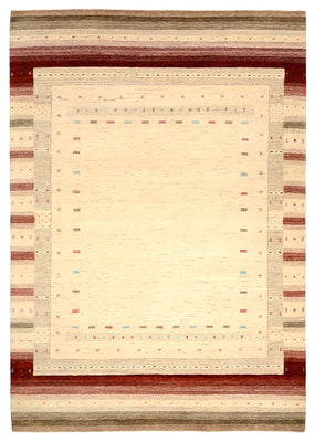 Tapis Gabbeh - Loribaft Indus - 299 x 210 cm - beige clair