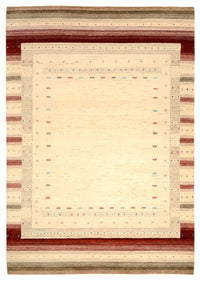 Tapis Gabbeh - Loribaft Indus - 299 x 210 cm - beige clair