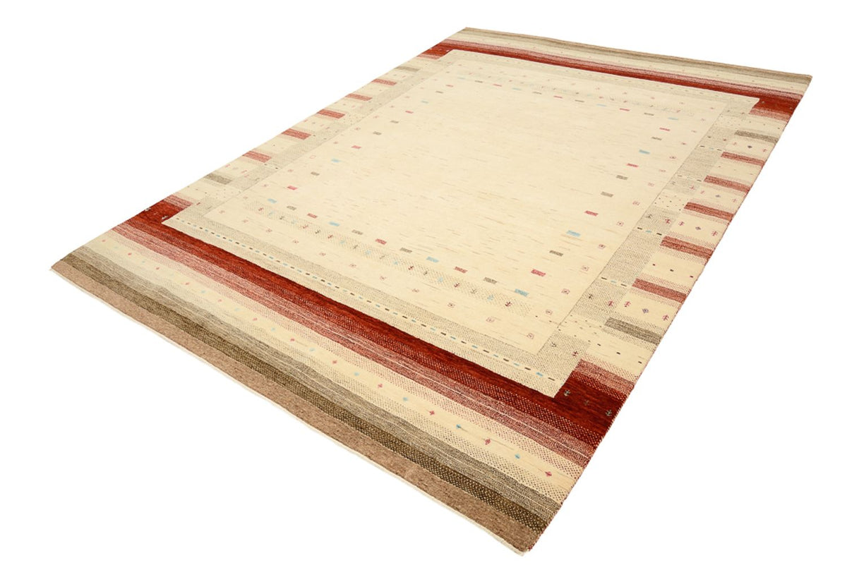 Tapis Gabbeh - Loribaft Indus - 299 x 210 cm - beige clair