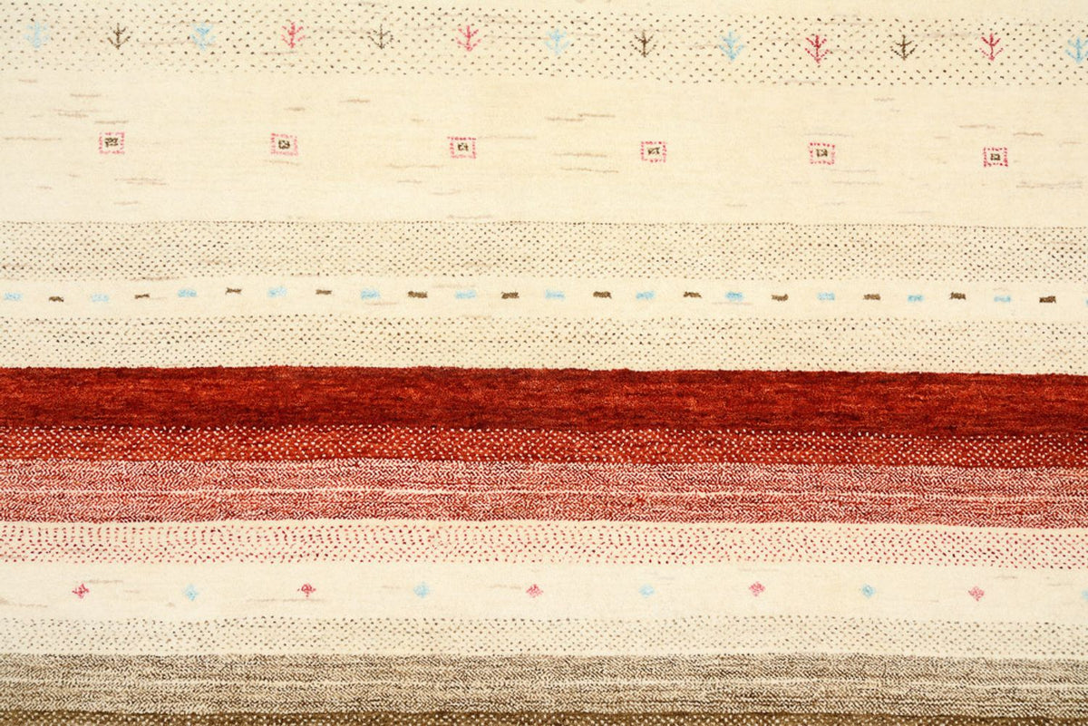 Tapis Gabbeh - Loribaft Indus - 349 x 251 cm - beige clair
