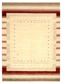 Tapis Gabbeh - Loribaft Indus - 342 x 254 cm - beige clair