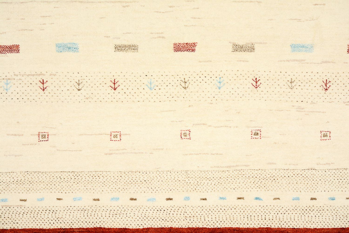 Tapis Gabbeh - Loribaft Indus - 319 x 251 cm - beige clair