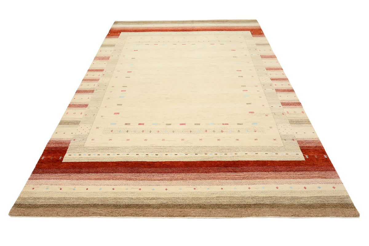 Tapis Gabbeh - Loribaft Indus - 304 x 205 cm - beige clair