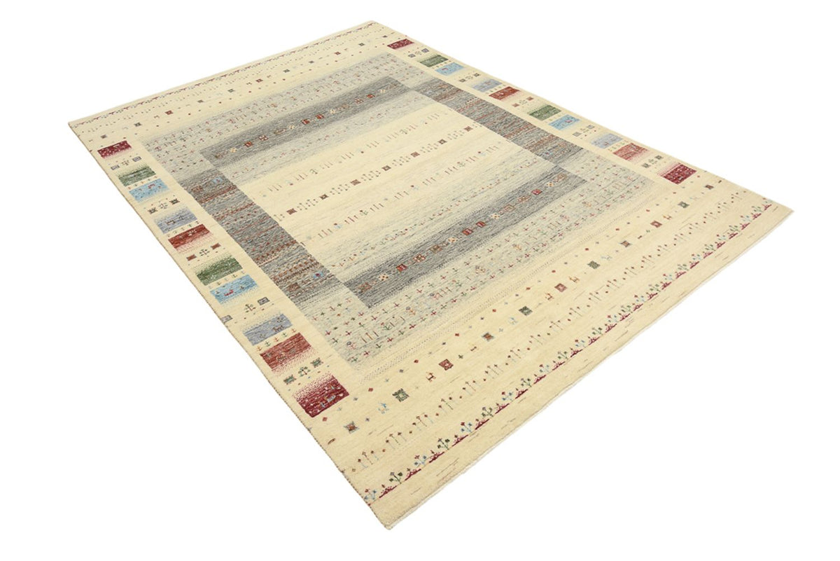Tapis Gabbeh - Loribaft Indus - 243 x 171 cm - multicolore