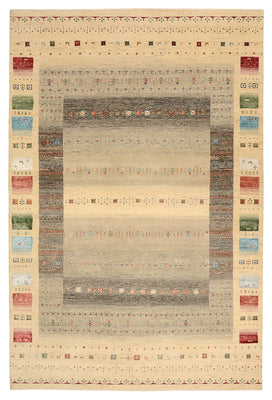 Tapis Gabbeh - Loribaft Indus - 304 x 201 cm - multicolore