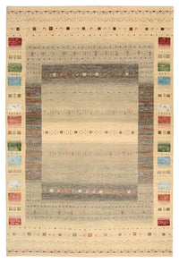 Tapis Gabbeh - Loribaft Indus - 304 x 201 cm - multicolore