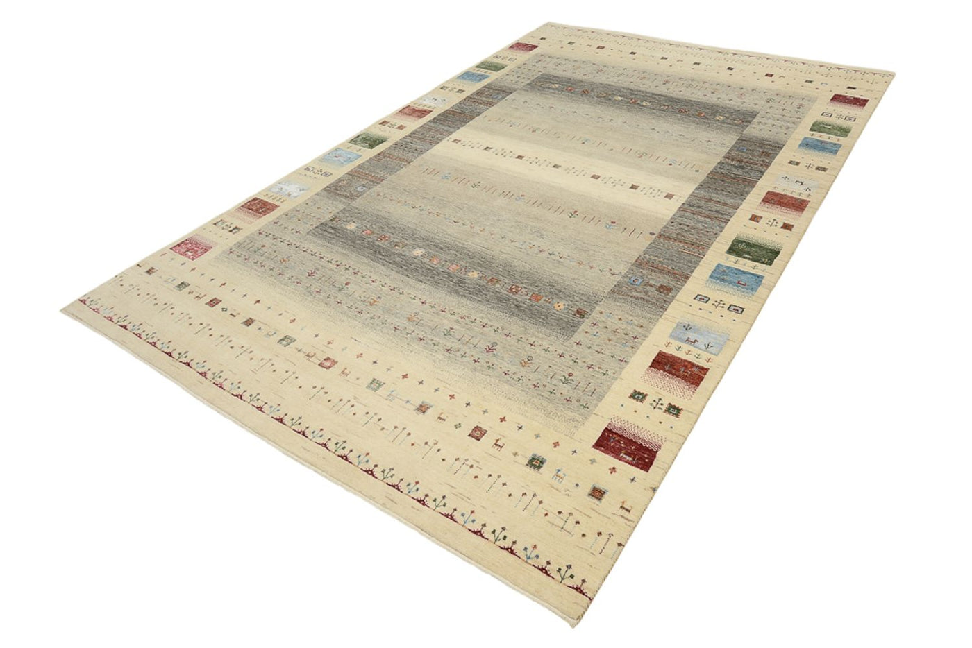 Tapis Loribaft indien Tapis 304x201cm - Tapis en laine
