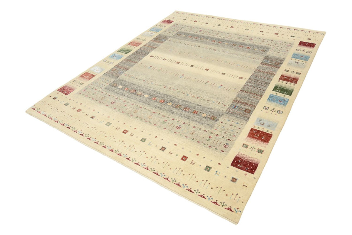 Tapis Gabbeh - Loribaft Indus - 252 x 203 cm - multicolore