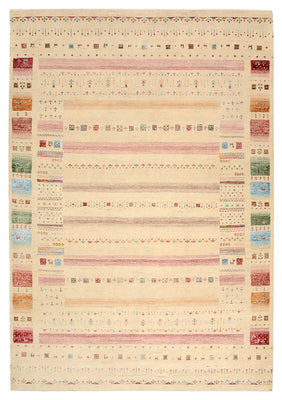 Tapis Gabbeh - Loribaft Indus - 246 x 171 cm - multicolore