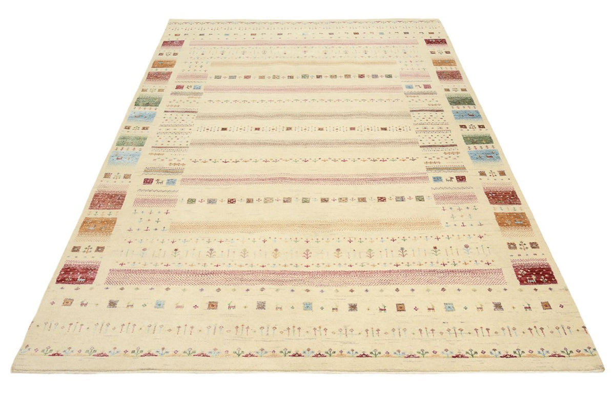 Tapis Gabbeh - Loribaft Indus - 246 x 171 cm - multicolore