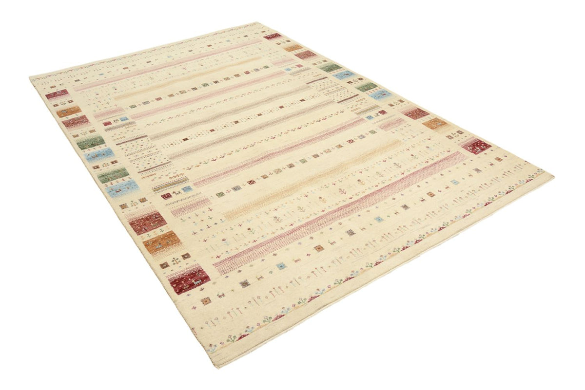 Tapis Gabbeh - Loribaft Indus - 246 x 171 cm - multicolore