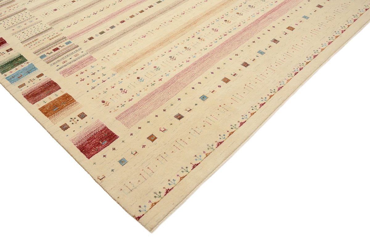 Tapis Gabbeh - Loribaft Indus - 335 x 248 cm - multicolore