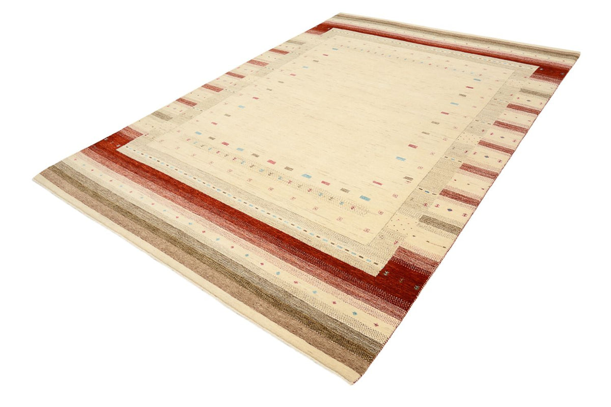Tapis Gabbeh - Loribaft Indus - 296 x 203 cm - beige clair