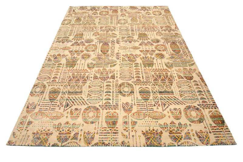 Tapis design - 366 x 271 cm - beige foncé