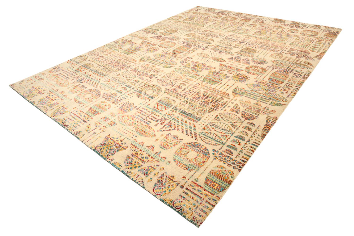 Tapis design - 366 x 271 cm - beige foncé