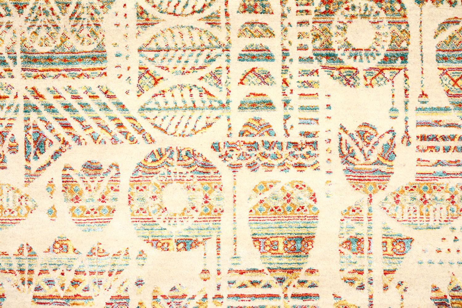 Tapis design - 366 x 271 cm - beige foncé