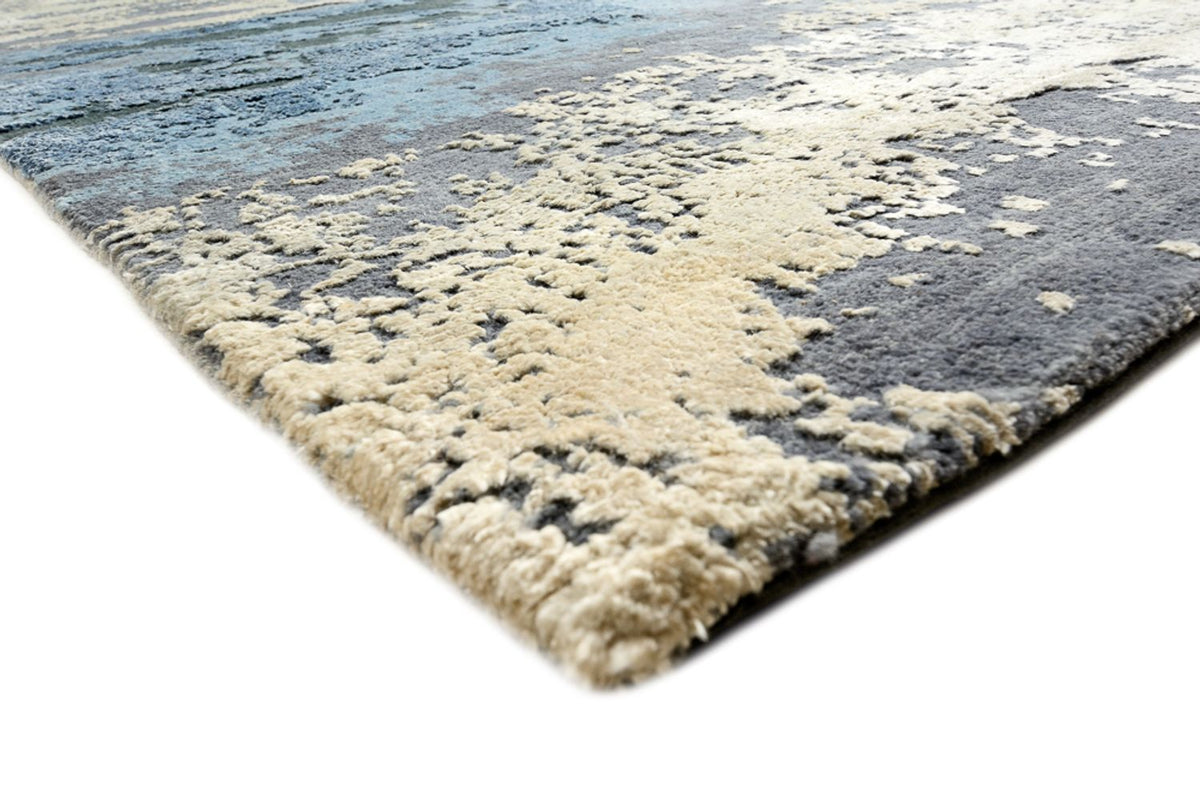 Tapis design - 430 x 306 cm - bleu foncé