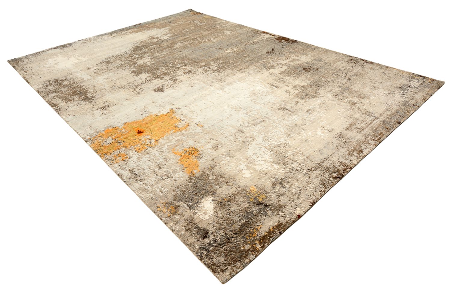 Tapis design - 367 x 270 cm - beige foncé