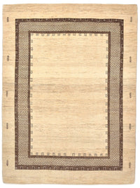 Tapis Gabbeh - Loribaft Persan - 242 x 176 cm - beige