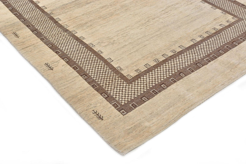 Tapis Gabbeh - Loribaft Persan - 242 x 176 cm - beige