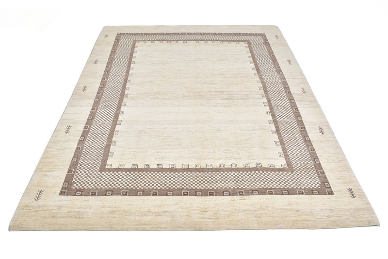 Tapis Gabbeh - Loribaft Persan - 242 x 176 cm - beige