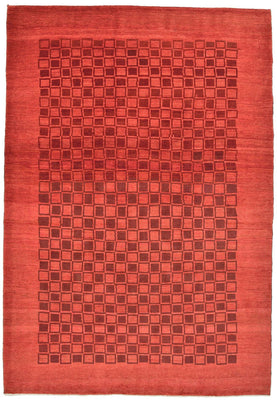 Tapis Gabbeh - Loribaft Persan - 298 x 204 cm - rouge