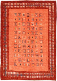 Tapis Gabbeh - Loribaft Persan - 149 x 103 cm - rouge