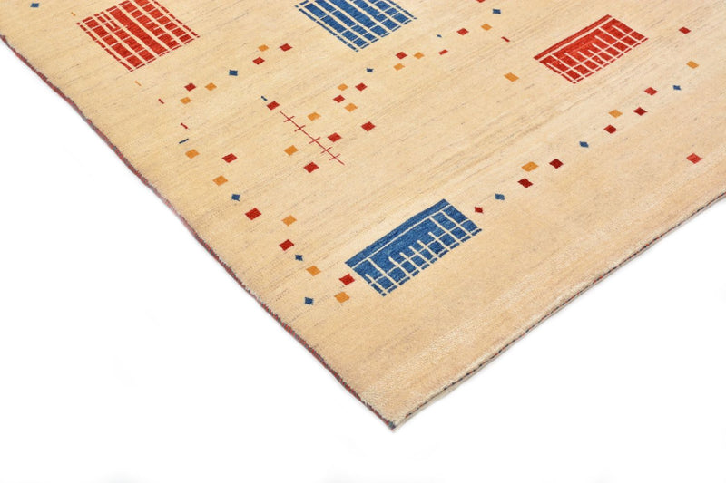 Tapis Gabbeh - Loribaft Persan - 157 x 111 cm - multicolore