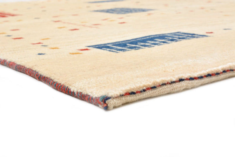 Tapis Gabbeh - Loribaft Persan - 157 x 111 cm - multicolore