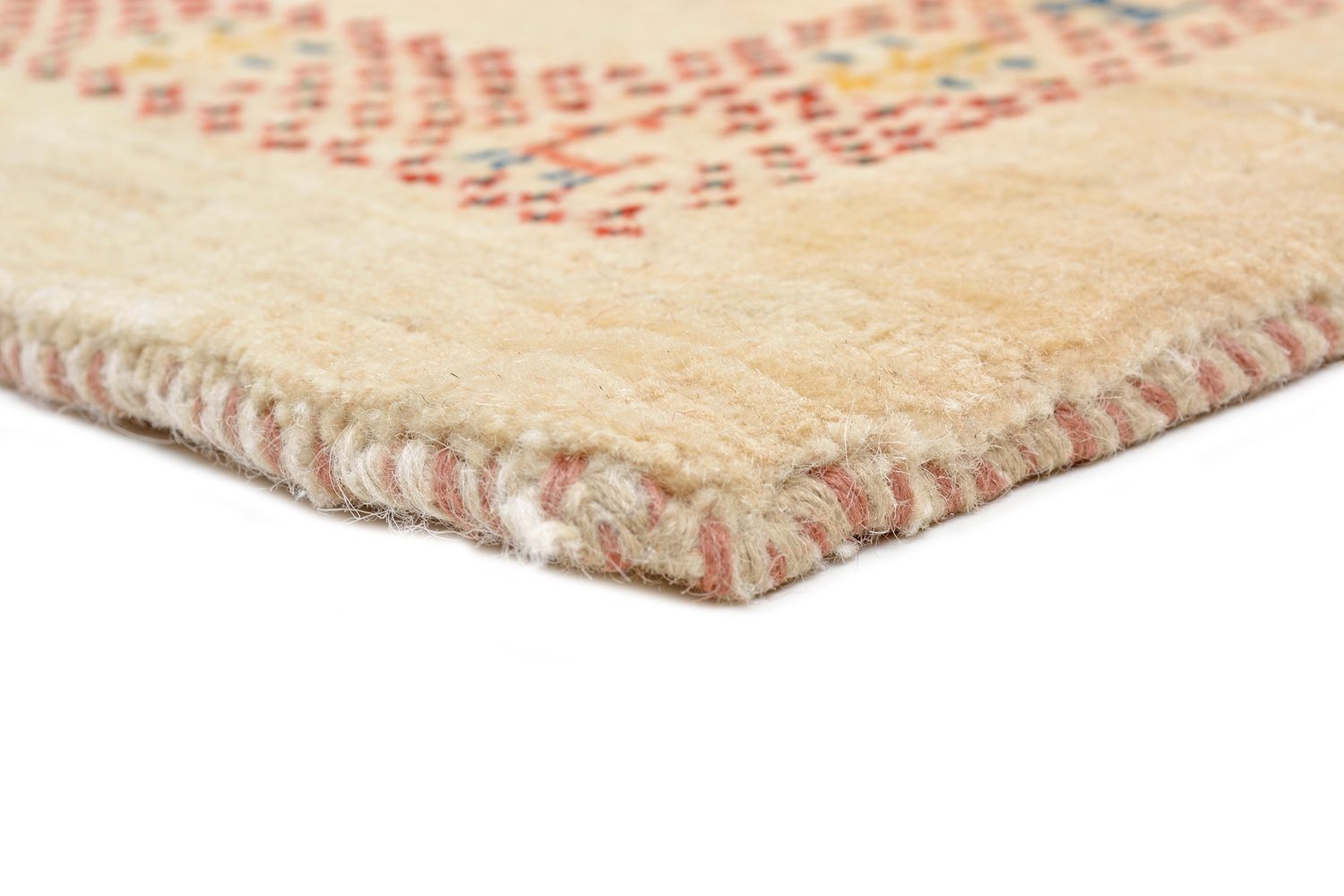 Tapis Gabbeh - Loribaft Persan - 113 x 84 cm - beige