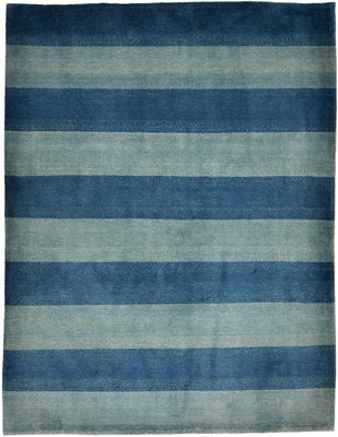 Tapis Gabbeh - Loribaft Persan - 197 x 150 cm - bleu