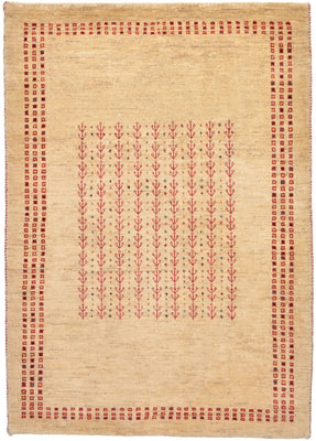 Tapis Gabbeh - Loribaft Persan - 119 x 81 cm - naturel