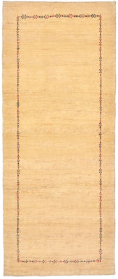 Tapis de couloir Tapis Gabbeh - Loribaft Persan - 199 x 79 cm - naturel