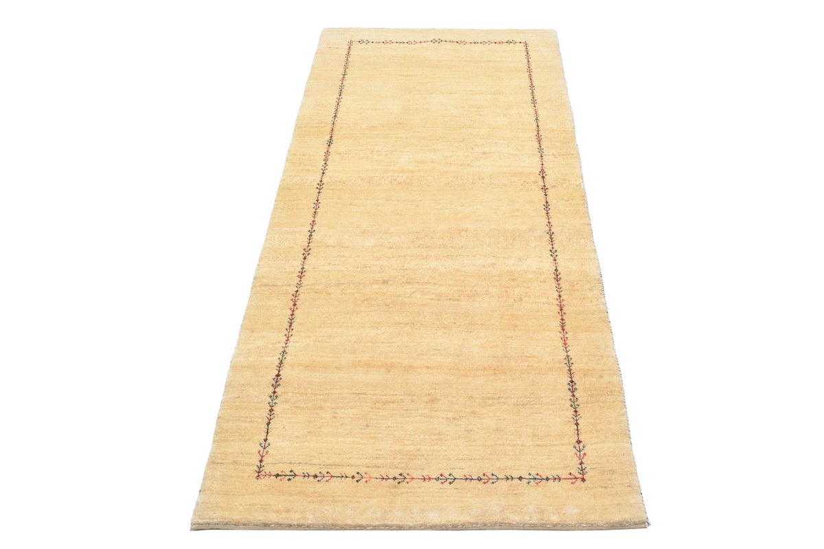 Tapis de couloir Tapis Gabbeh - Loribaft Persan - 199 x 79 cm - naturel