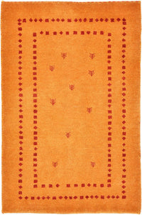 Tapis Gabbeh - Loribaft Persan - 98 x 62 cm - orange