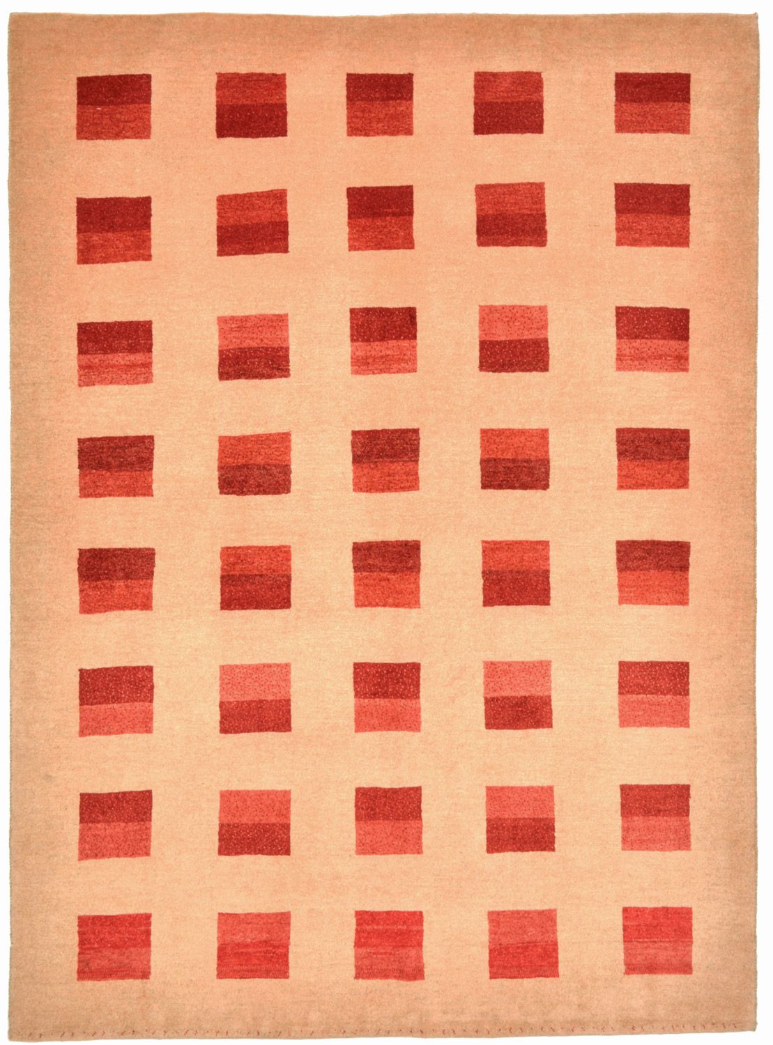 Tapis Gabbeh - Loribaft Persan - 211 x 151 cm - rouge