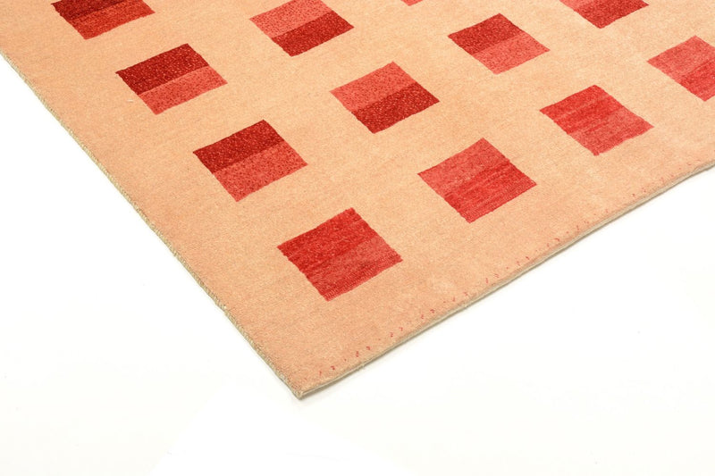 Tapis Gabbeh - Loribaft Persan - 211 x 151 cm - rouge