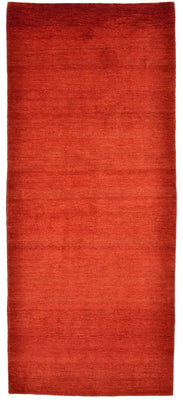 Tapis de couloir Tapis Gabbeh - Loribaft Persan - 208 x 86 cm - rouge