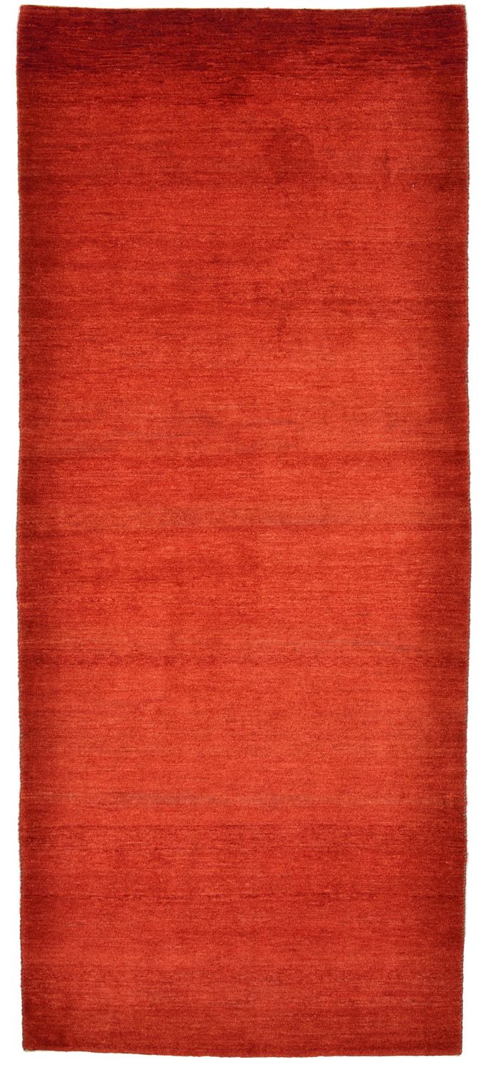 Tapis de couloir Tapis Gabbeh - Loribaft Persan - 208 x 86 cm - rouge