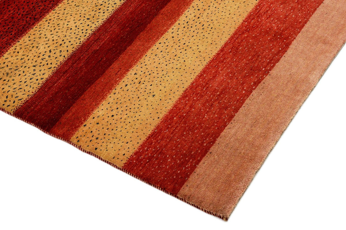 Tapis de couloir Tapis Gabbeh - Loribaft Persan - 202 x 86 cm - rouge