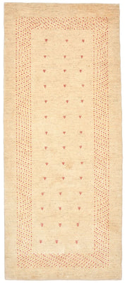 Tapis de couloir Tapis Gabbeh - Loribaft Persan - 197 x 84 cm - naturel