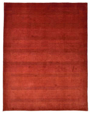 Tapis Gabbeh - Loribaft Persan - 196 x 152 cm - rouge