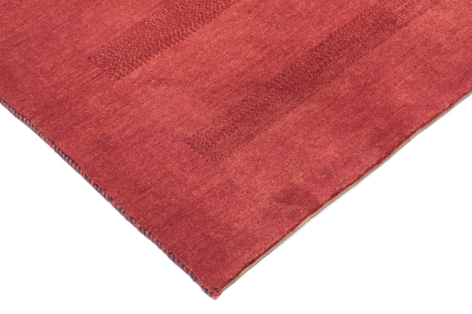 Tapis Gabbeh - Loribaft Persan - 196 x 152 cm - rouge