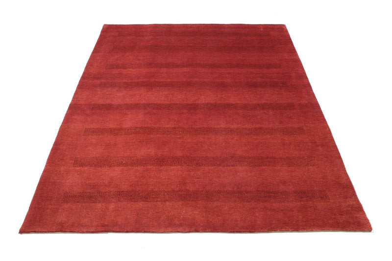 Tapis Gabbeh - Loribaft Persan - 196 x 152 cm - rouge
