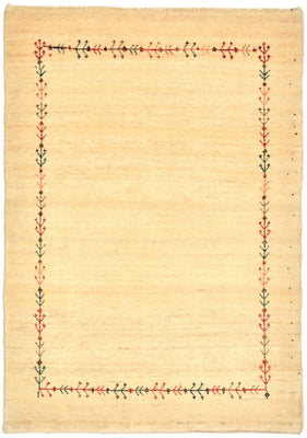 Tapis Gabbeh - Loribaft Persan - 93 x 64 cm - naturel